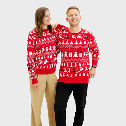 Velina Moda | The stylish Christmas sweater red Men's