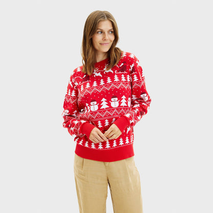 Velina Moda | The stylish Christmas sweater red Women