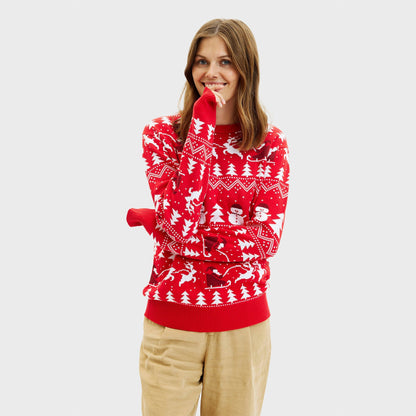 Velina Moda | The stylish Christmas sweater red Women