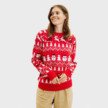 Velina Moda | The stylish Christmas sweater red Women