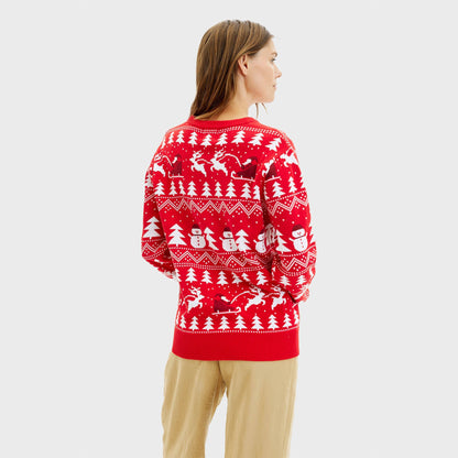 Velina Moda | The stylish Christmas sweater red Women
