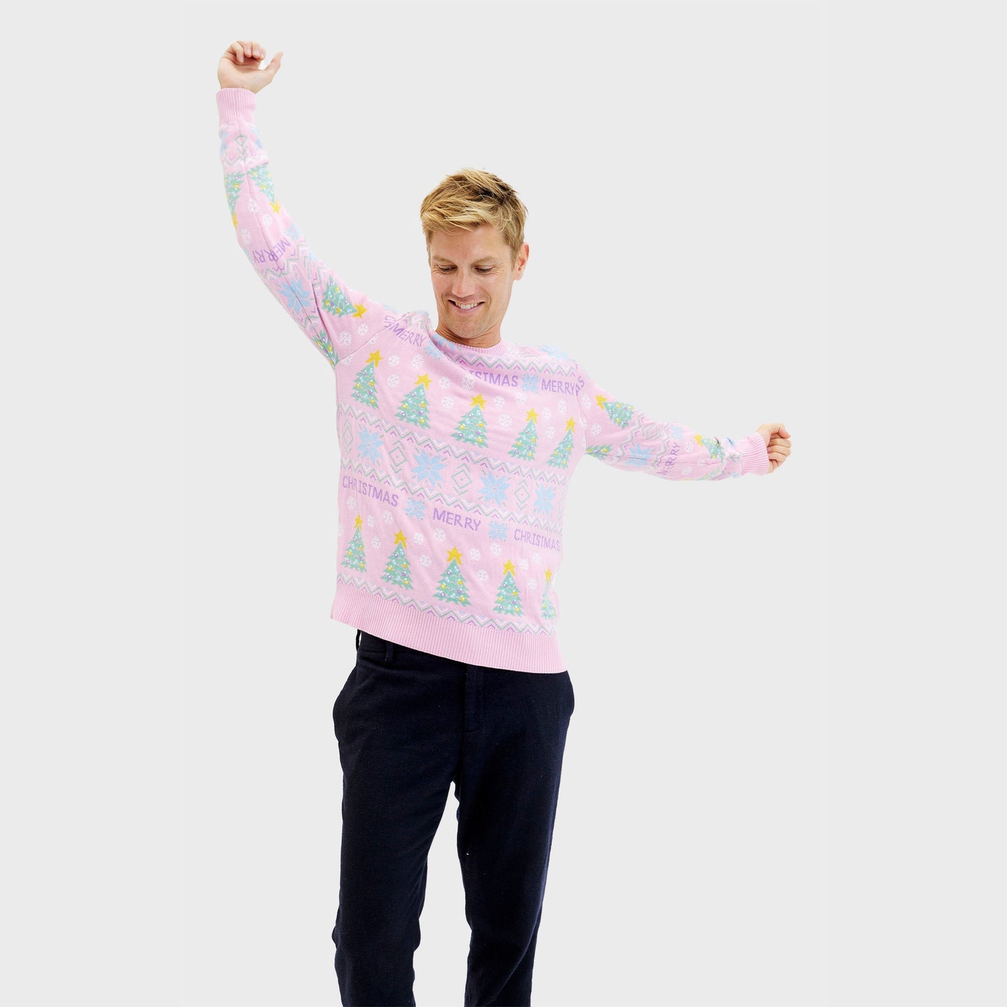Velina Moda | The pink Christmas sweater Men