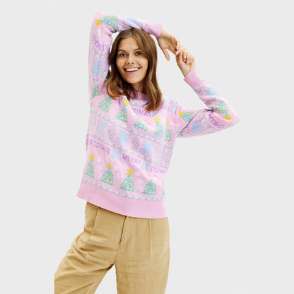 Velina Moda | The pink Christmas sweater Women's