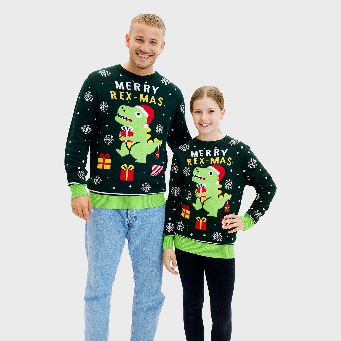 Velina Moda | Funny Dino Christmas Sweater Men
