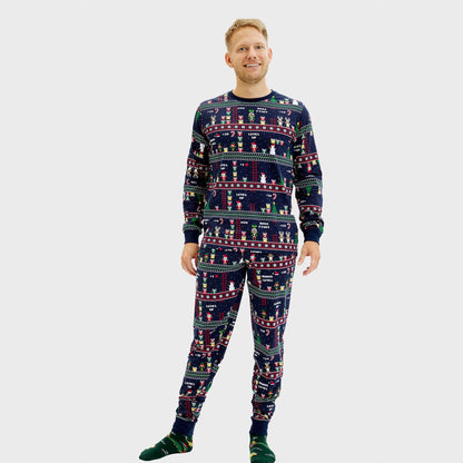 Velina Moda | Vintage Gamer Christmas Pajama Men