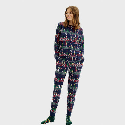 Velina Moda | Vintage Gamer Christmas Pajamas Women