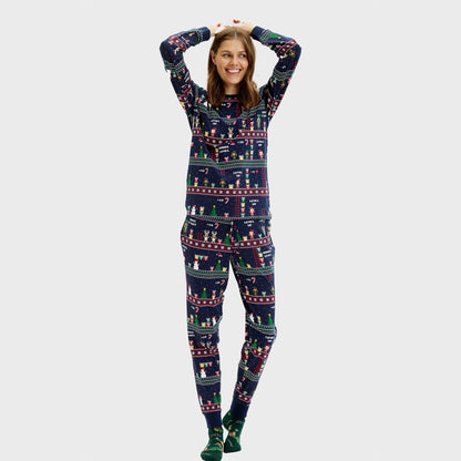 Velina Moda | Vintage Gamer Christmas Pajamas Women