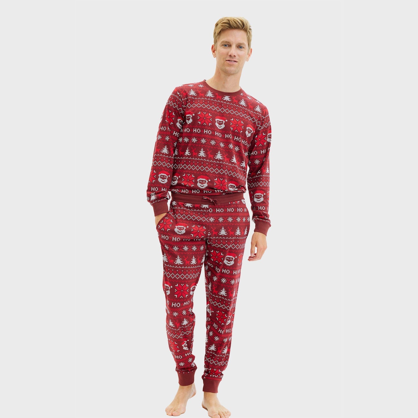 Velina Moda | Ho ho ho Christmas Pajamas Men