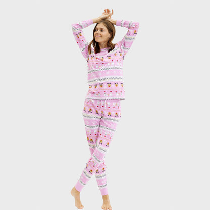 Velina Moda | Ultimate Christmas Pajamas Pink Women