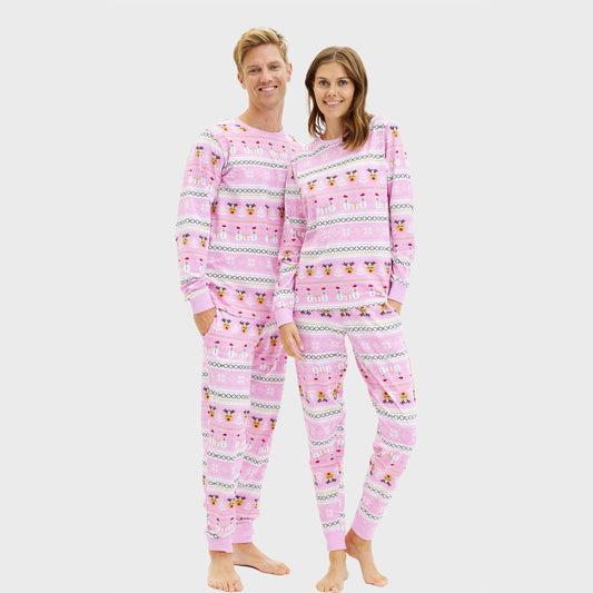 Velina Moda | Ultimate Christmas Pajama Pink Men's
