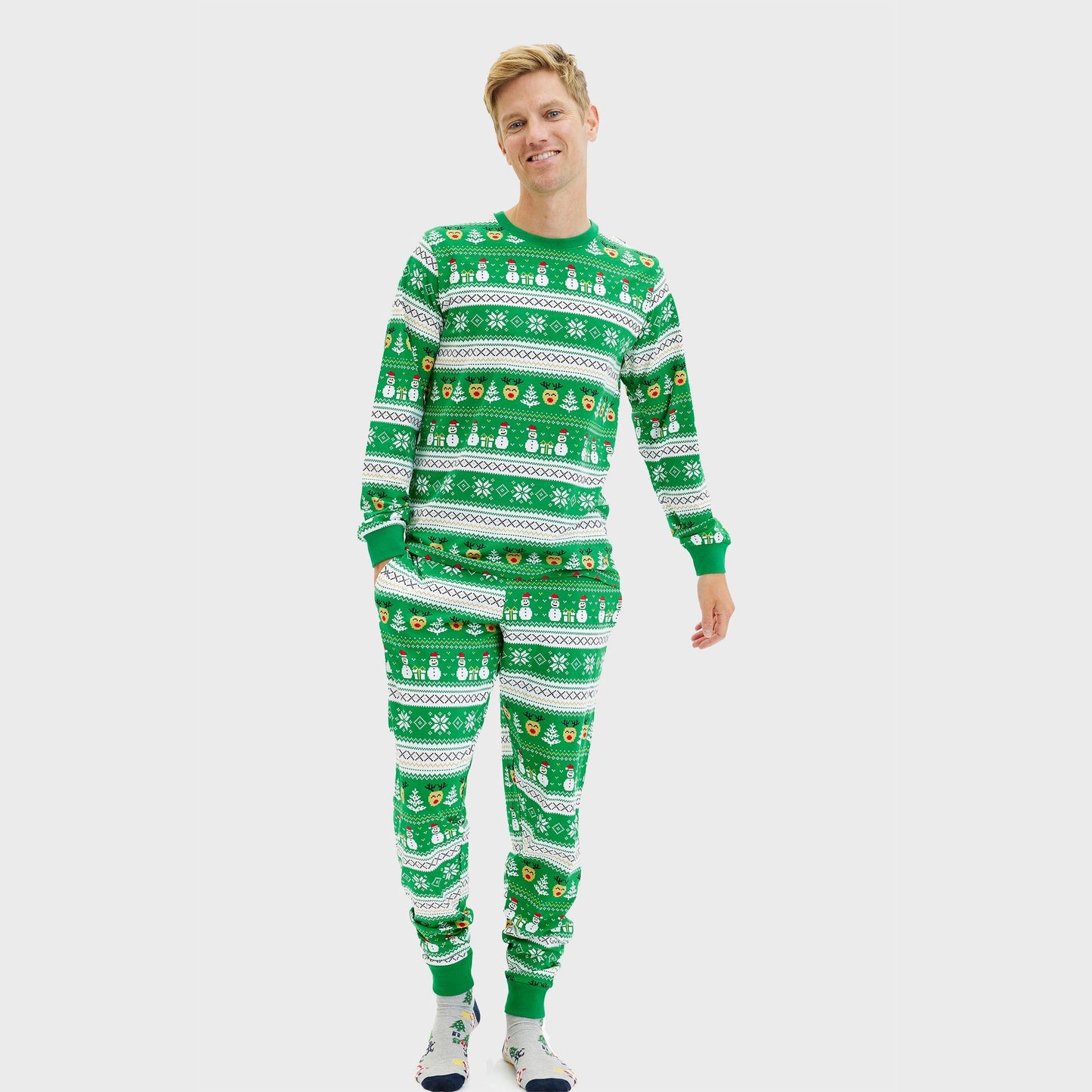 Velina Moda | Ultimate Christmas Pajama green Men's