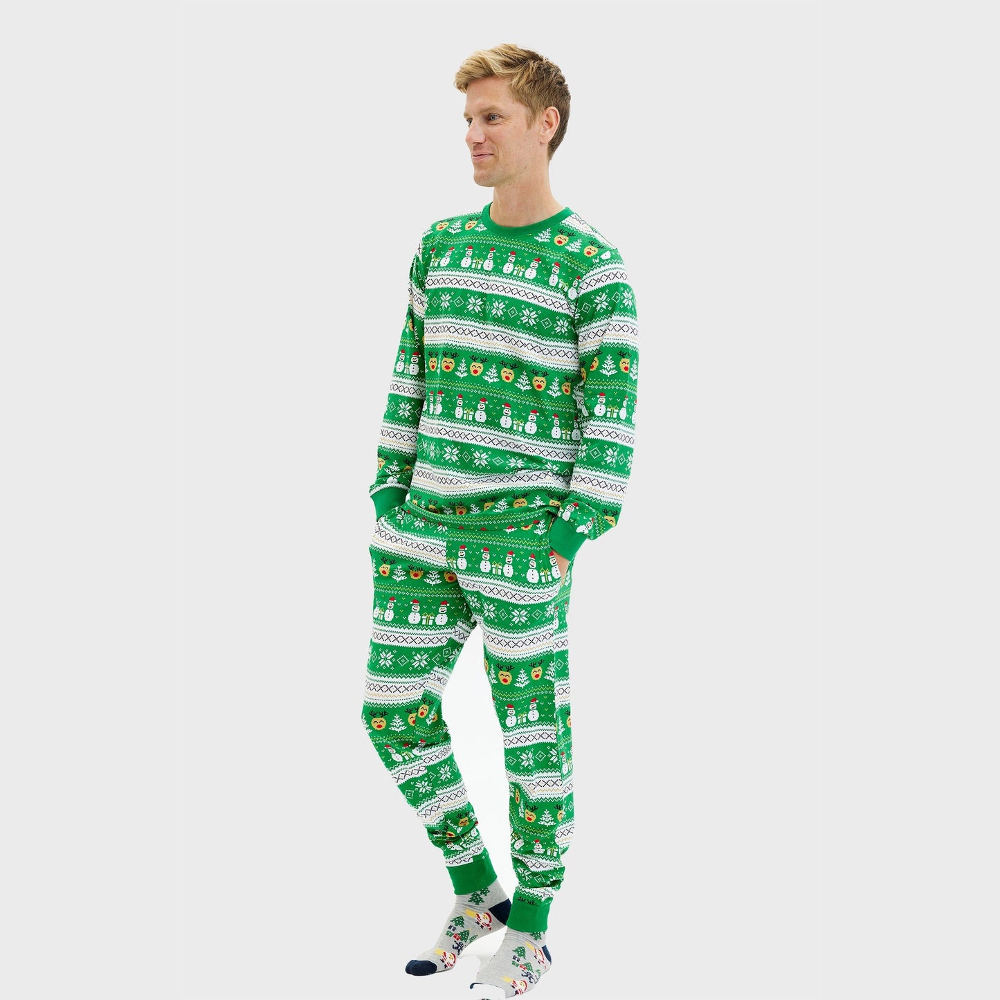 Velina Moda | Ultimate Christmas Pajama green Men's