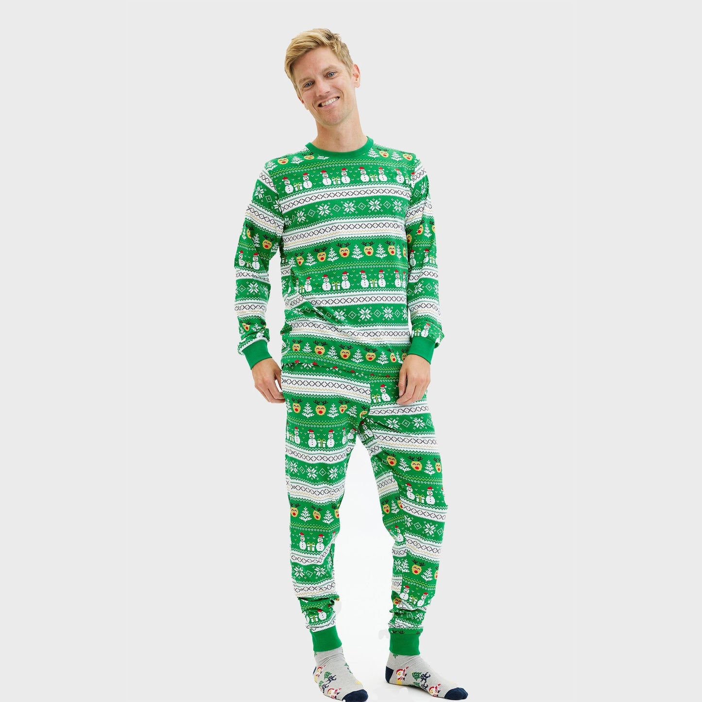 Velina Moda | Ultimate Christmas Pajama green Men's