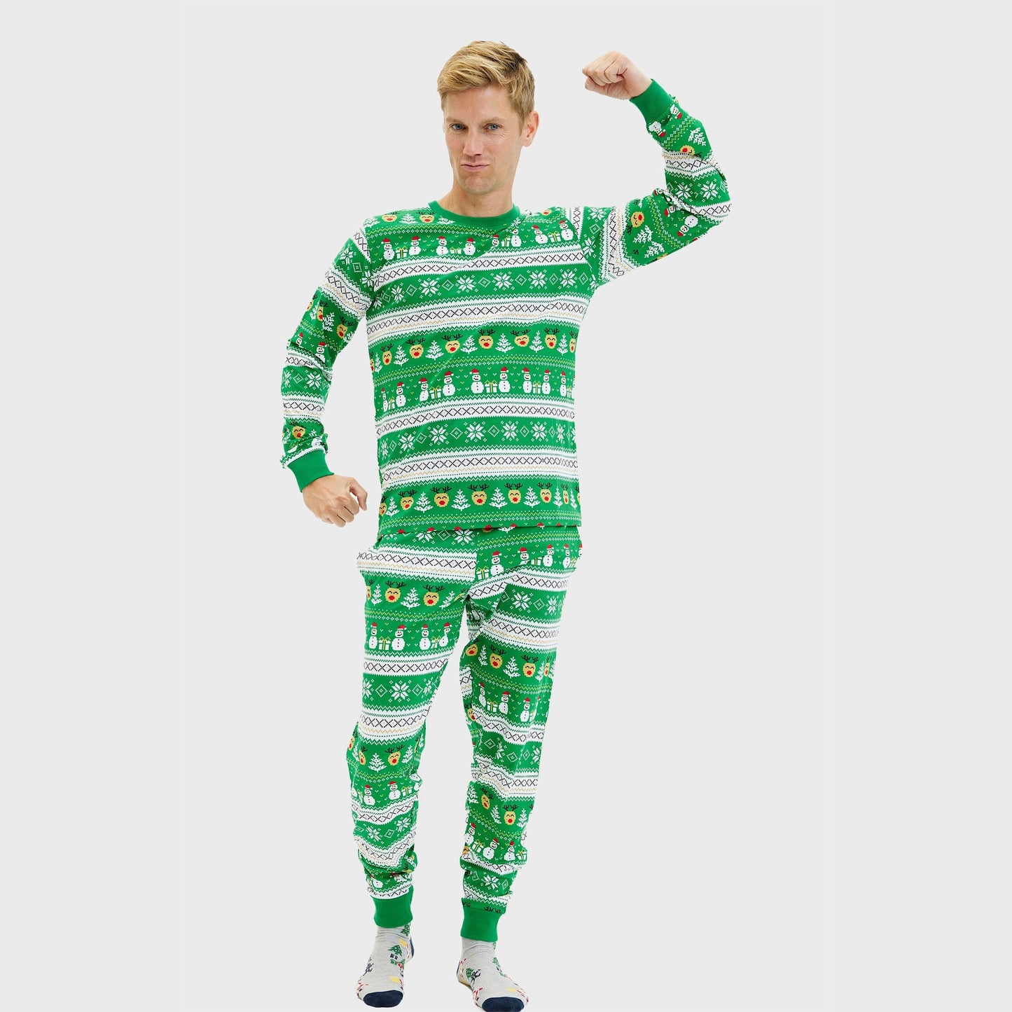 Velina Moda | Ultimate Christmas Pajama green Men's