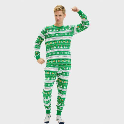 Velina Moda | Ultimate Christmas Pajama green Men's
