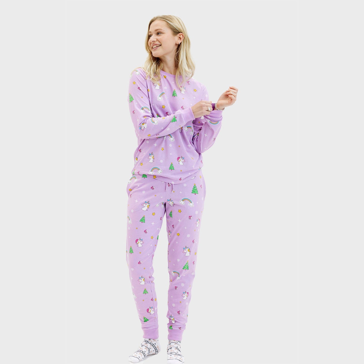 Velina Moda | Unicorn Christmas Pajama Women