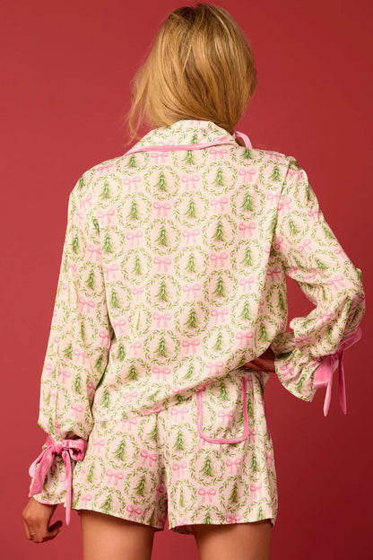 Velina Moda | Christmas Character Sprint Pajama Short Set