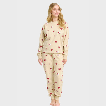 Velina Moda | Christmas Heart Sweatset Women
