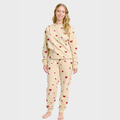 Velina Moda | Christmas Heart Sweatset Women