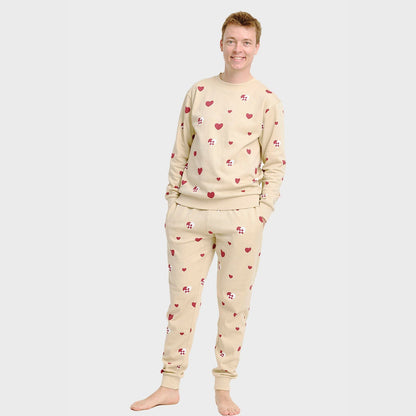 Velina Moda | Christmas Heart Sweatset Men