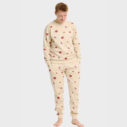 Velina Moda | Christmas Heart Sweatset Men