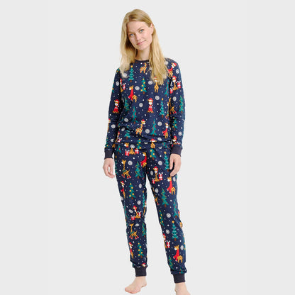 Velina Moda | The Giraffe Christmas Pajamas Women