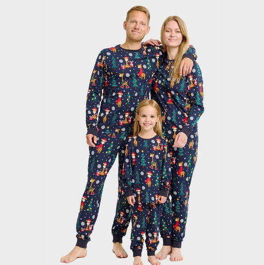 Velina Moda | The Giraffes Christmas Pajamas Men's