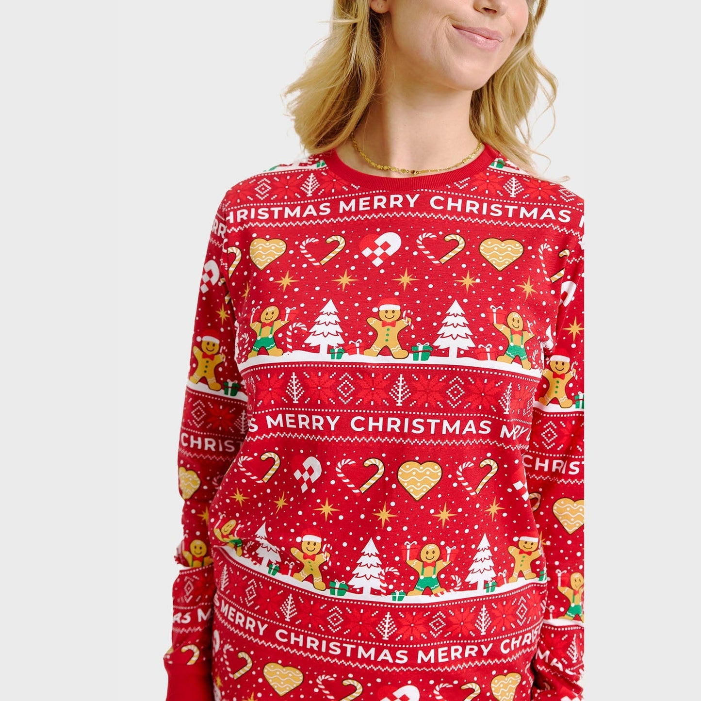 Velina Moda | Christmas Cookie Christmas Pajamas red Women