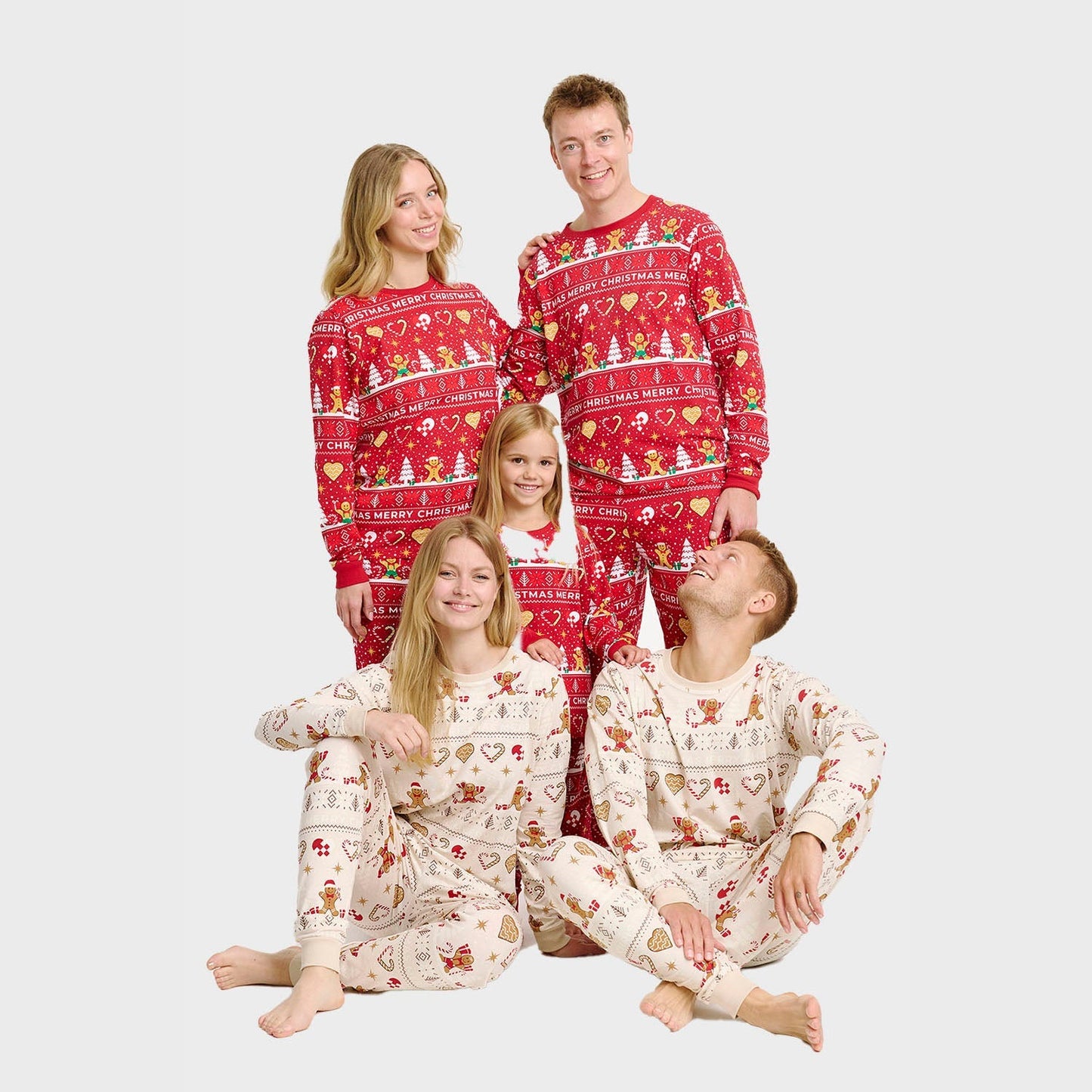 Velina Moda | Christmas Cookie Christmas Pajamas red Men