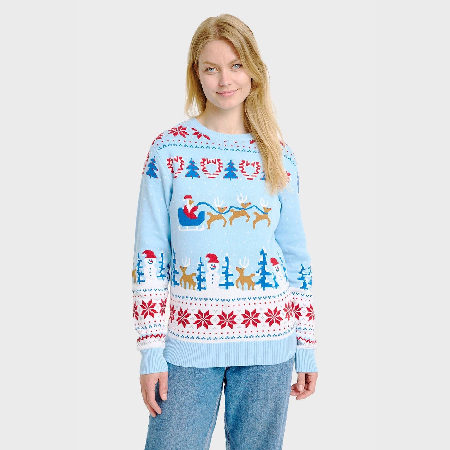 Velina Moda | Christmas Wonderland Christmas Sweater -Women