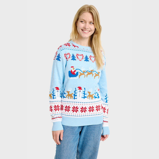 Velina Moda | Christmas Wonderland Christmas Sweater -Women