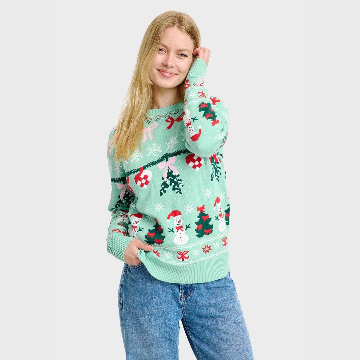 Velina Moda | The Tied Christmas Sweater Women