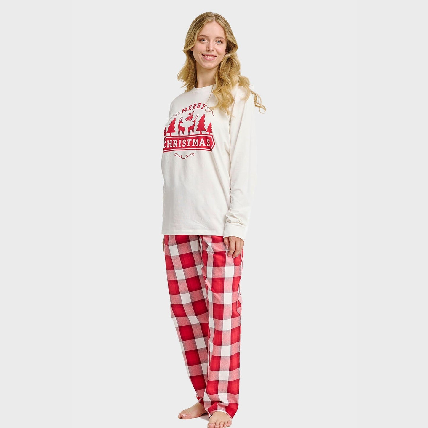 Velina Moda | The cheerful Christmas pajama top Women