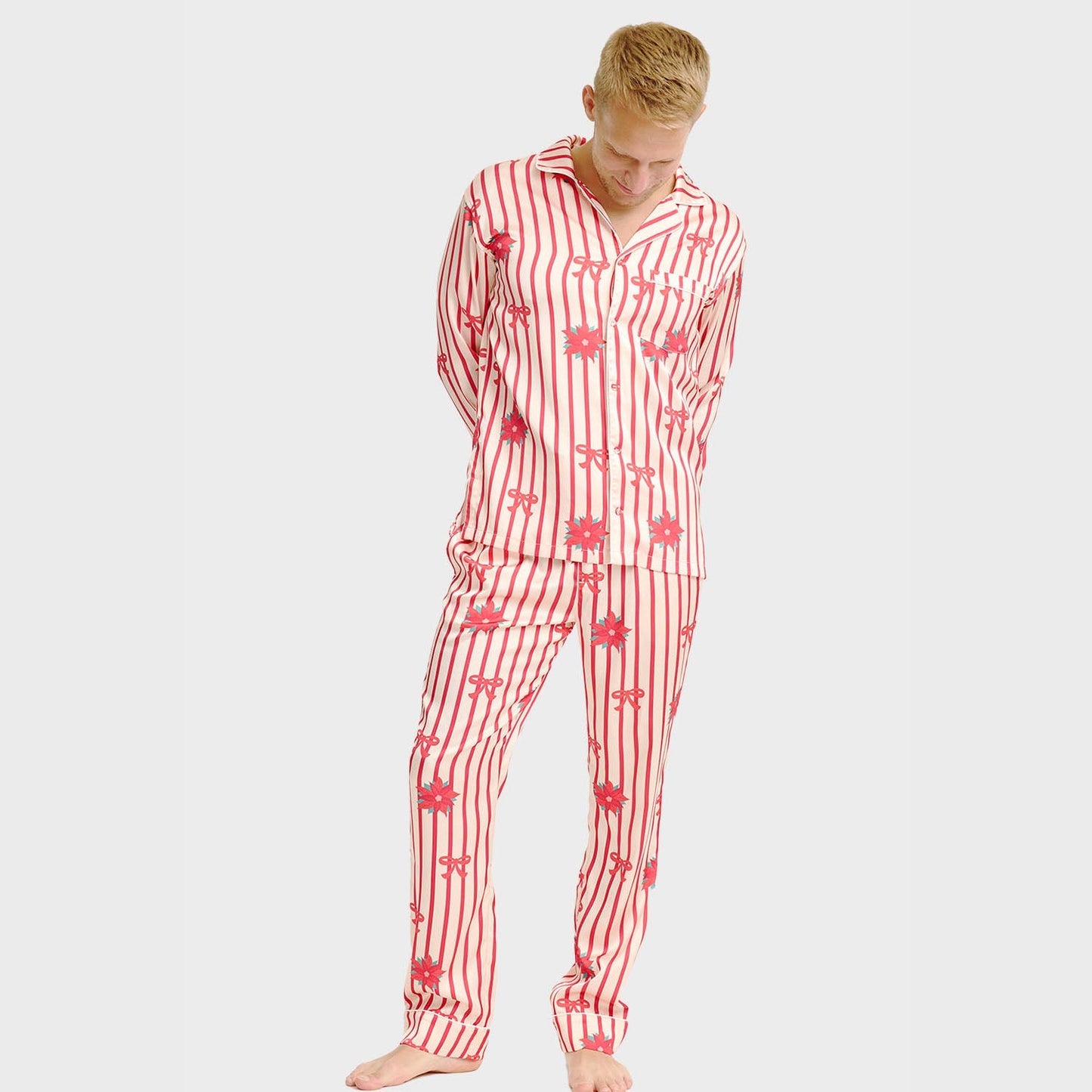 Velina Moda | Satin Pajamas Men
