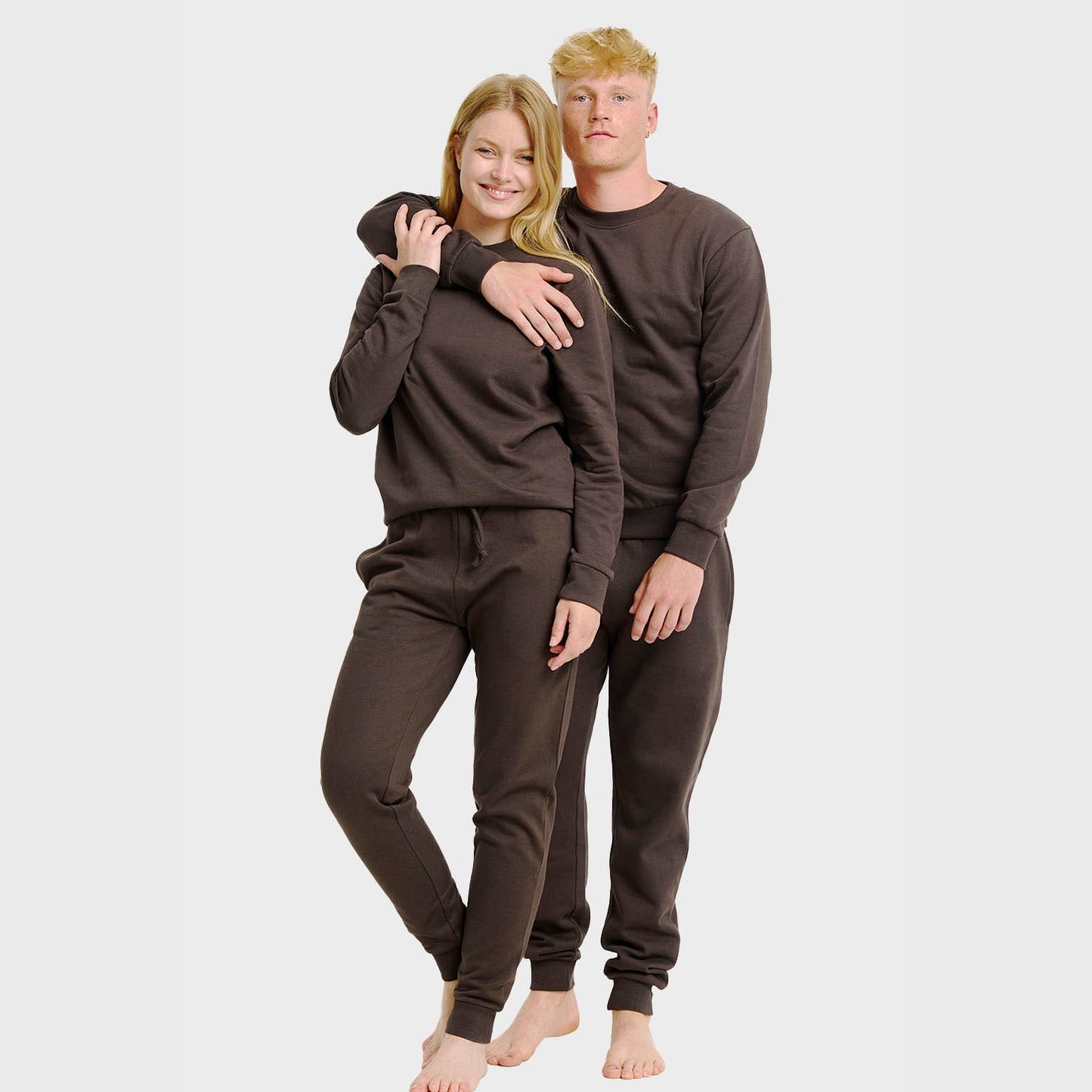 Velina Moda | Brown Sweatset Men