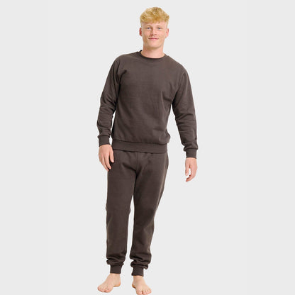 Velina Moda | Brown Sweatset Men