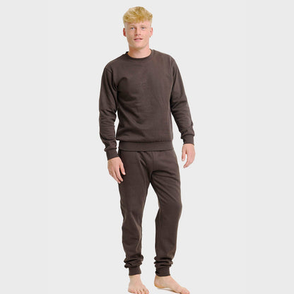 Velina Moda | Brown Sweatset Men