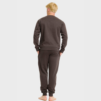 Velina Moda | Brown Sweatset Men