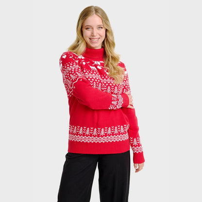 Velina Moda | The Greenland Christmas Turtleneck Sweater Women