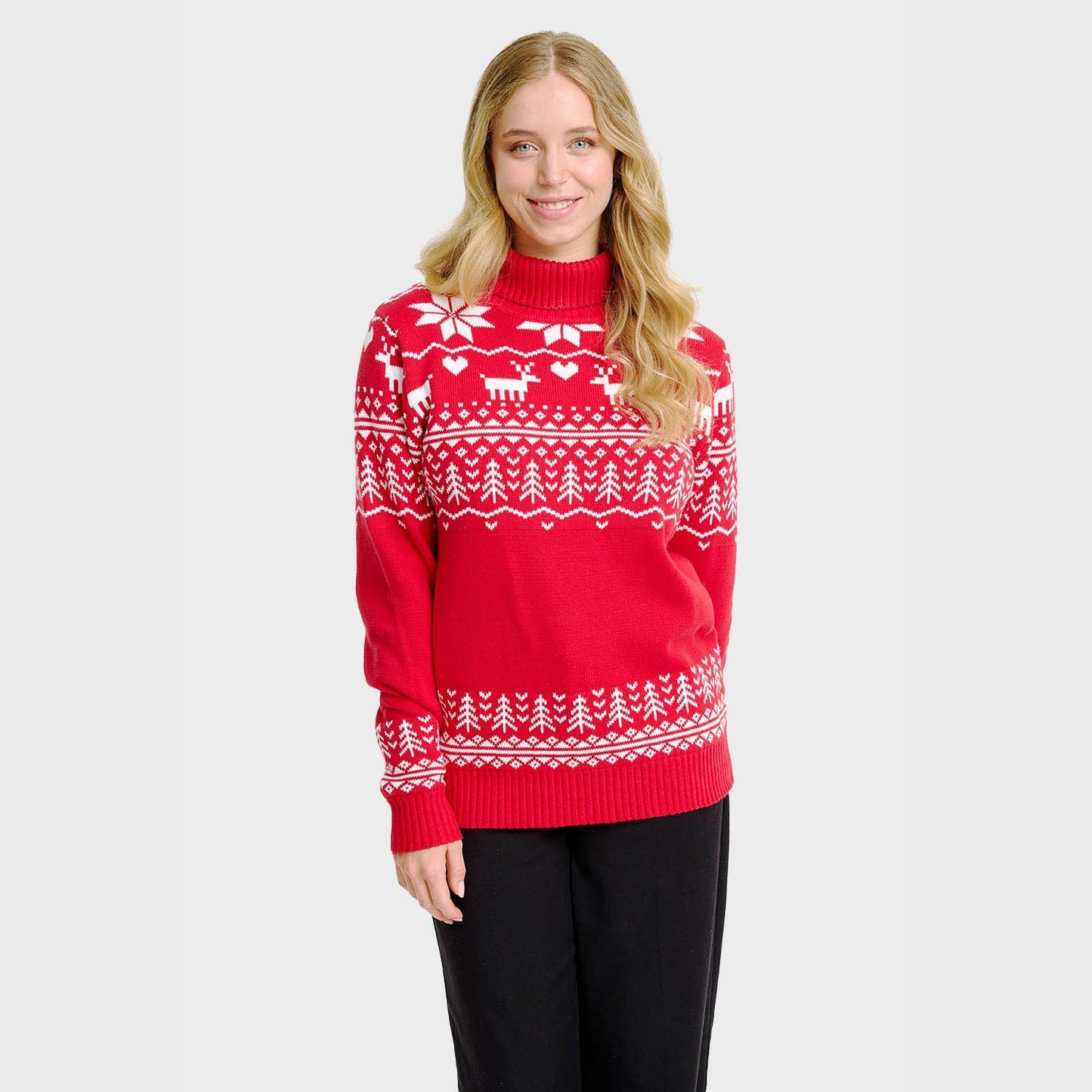 Velina Moda | The Greenland Christmas Turtleneck Sweater Women