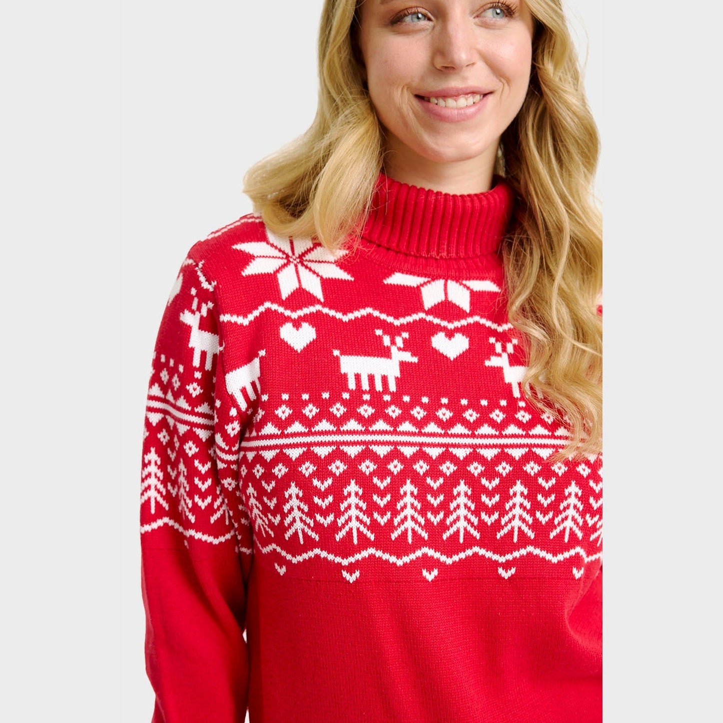 Velina Moda | The Greenland Christmas Turtleneck Sweater Women