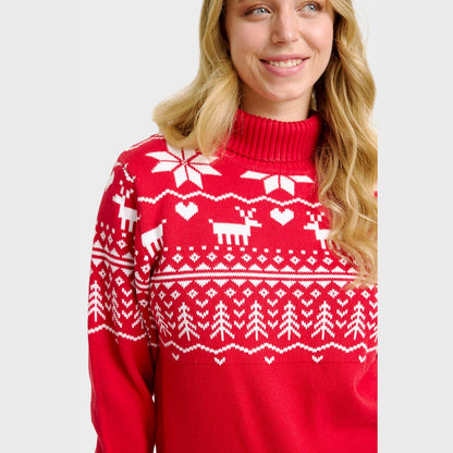 Velina Moda | The Greenland Christmas Turtleneck Sweater Women
