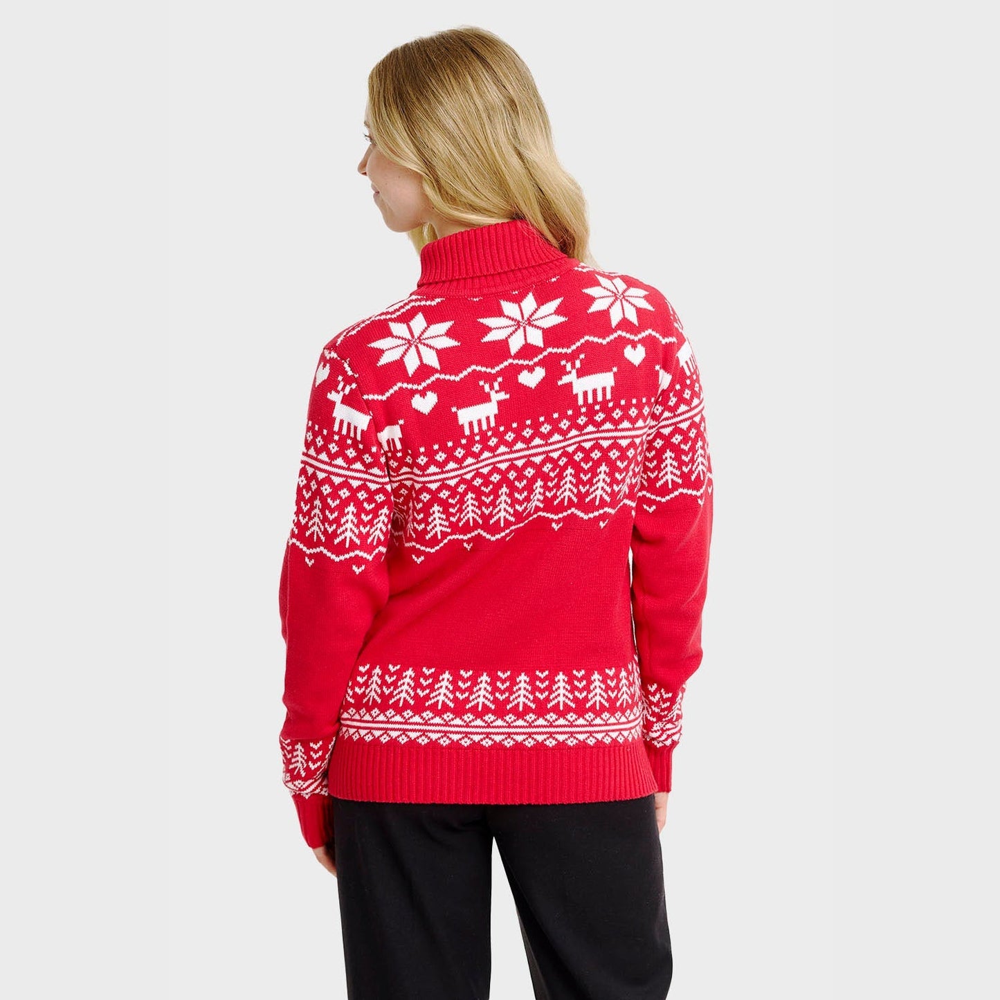 Velina Moda | The Greenland Christmas Turtleneck Sweater Women