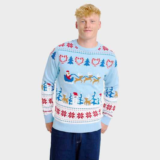 Velina Moda | Christmas Wonderland Christmas Sweater Men