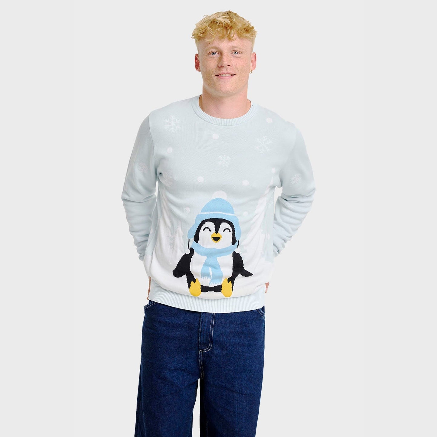 Velina Moda | The cute penguin Christmas sweater Men's