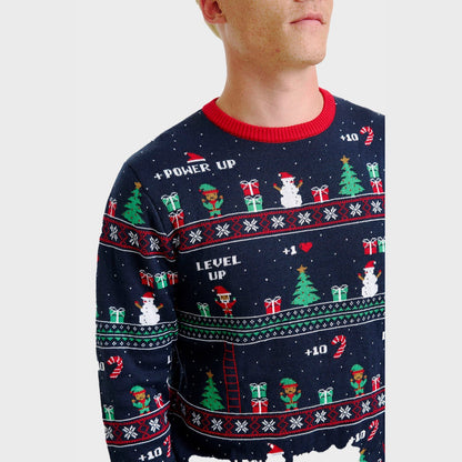 Velina Moda | Vintage Gaming Christmas Sweater Men