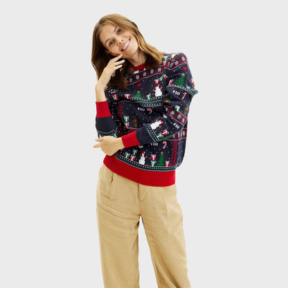 Velina Moda | Vintage Gamer Christmas Sweater Women's
