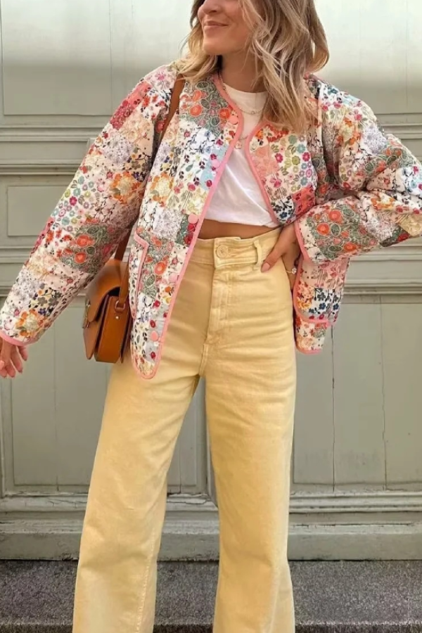 Velina Moda | Printed Cotton Jacket