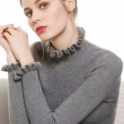 women's sweater with turtleneck