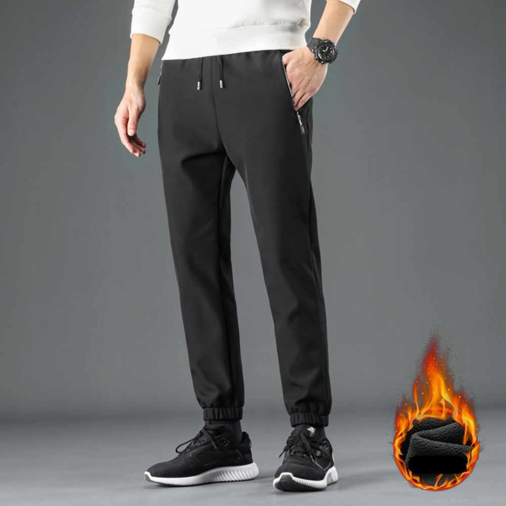 Velina Moda | Thick fleece-lined pants for men - Warm and comfortable